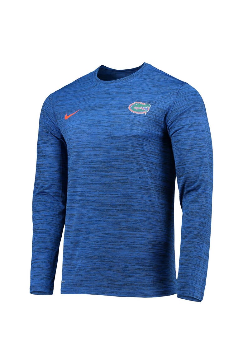 Men's Nike Royal Florida Gators Velocity Legend Performance Long Sleeve T-Shirt, Alternate, color, Royal