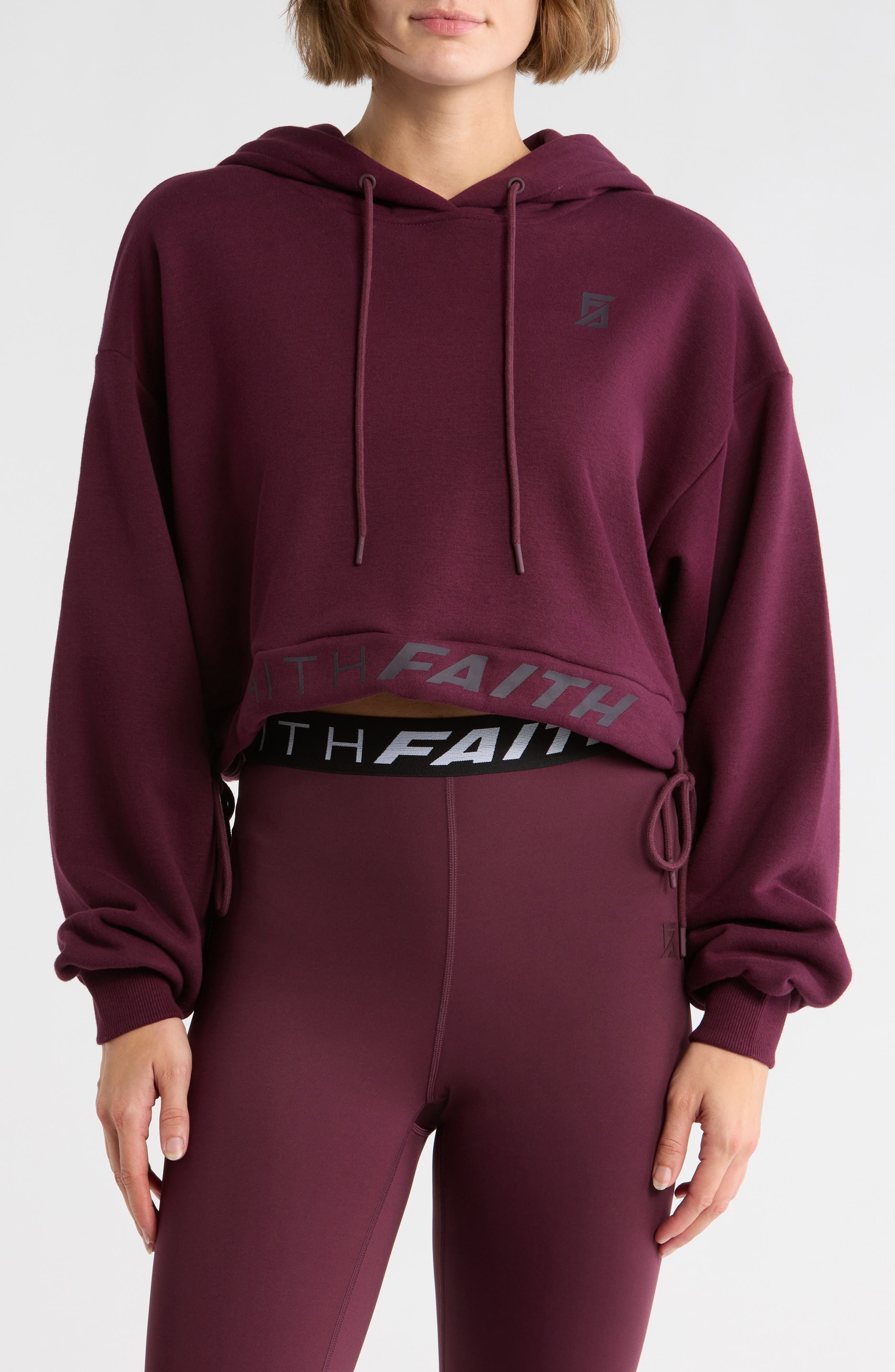 Faith Connexion Fleece Crop Hoodie
