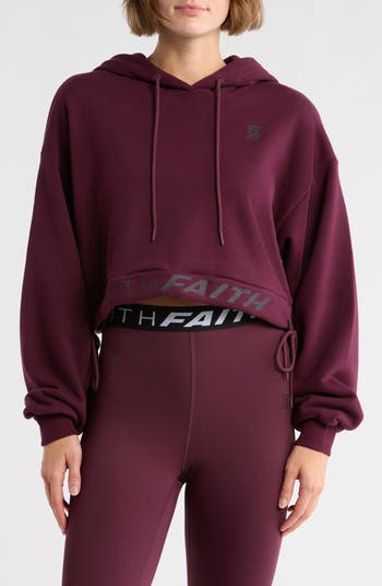 Faith Connexion Fleece Crop Hoodie | Nordstromrack