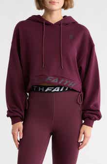 Faith Connexion Fleece Crop Hoodie