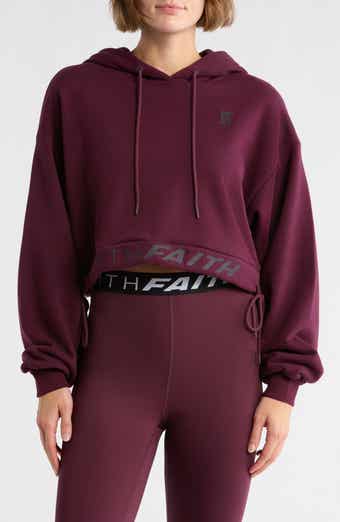 Faith Connexion Fleece Crop Hoodie