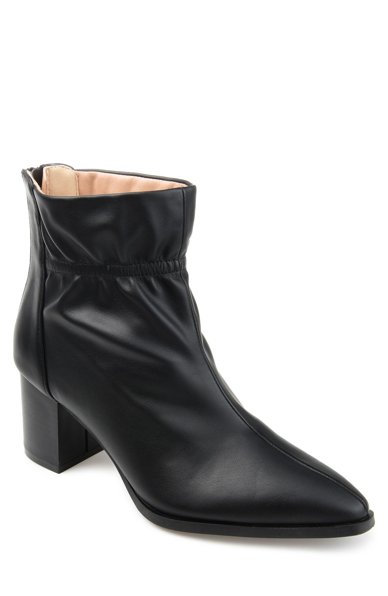 Journee Collection Heddy Vegan Leather Bootie, Main, color, 