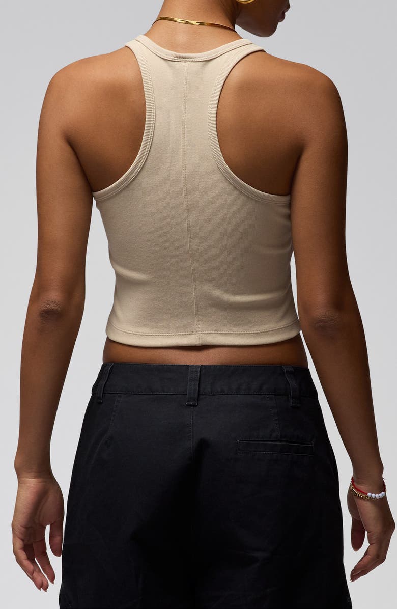 Jordan Essential Racerback Tank, Alternate, color, Rattan/ White