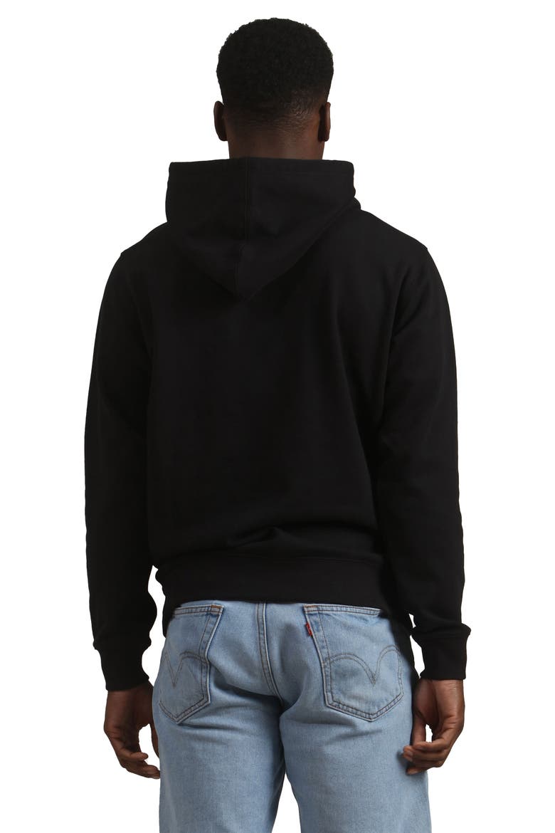 Logan Hooded Sweatshirt, Alternate, color, Black