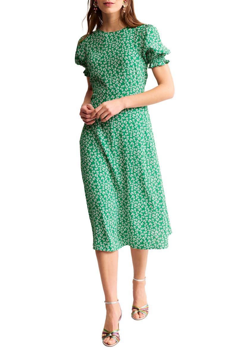 Boden Medallion Print Midi Sheath Dress, Main, color, 