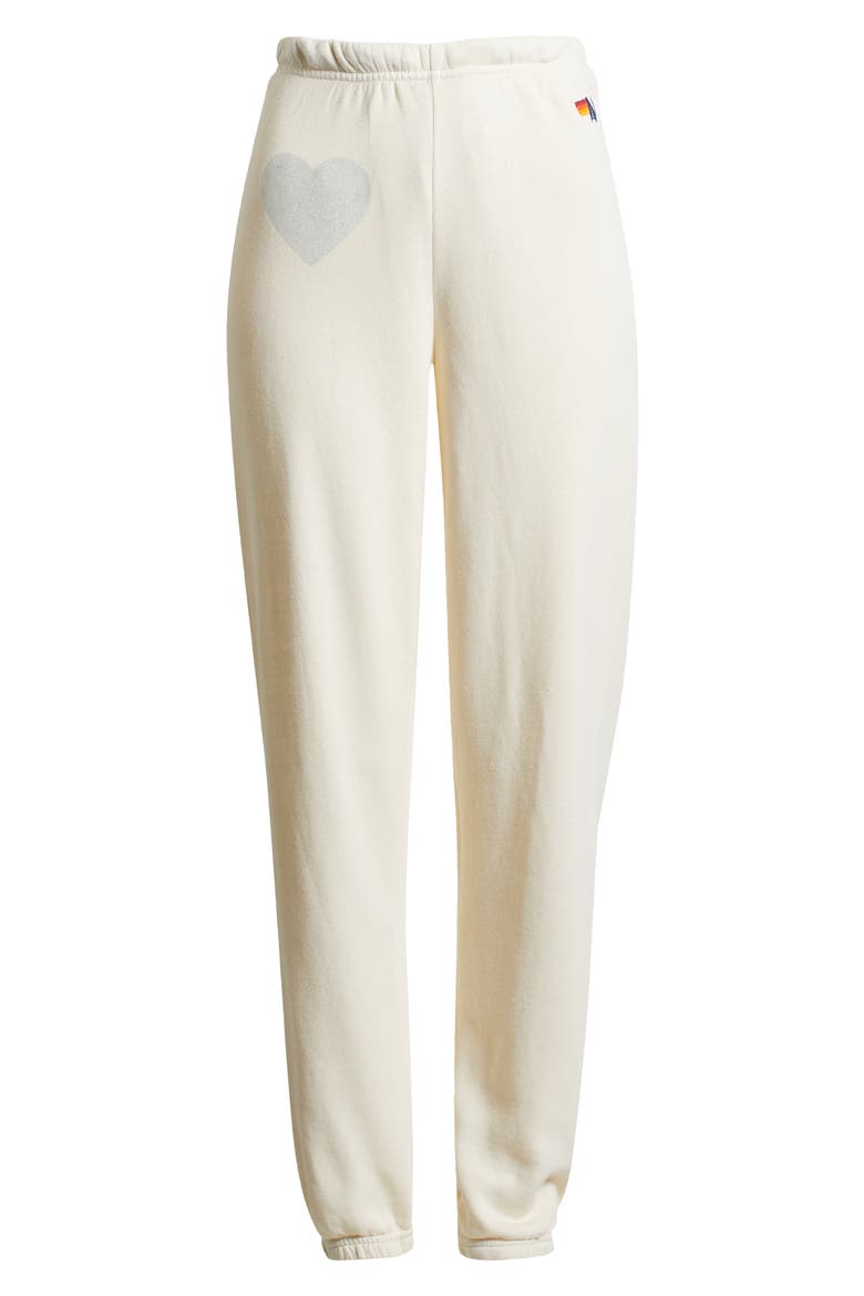 Glitter Heart Sweatpants (Women) | Nordstrom