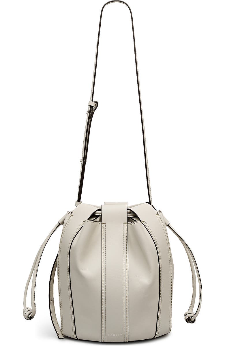 Radley The Flora Medium Drawstring Crossbody Bag, Main, color, Salt