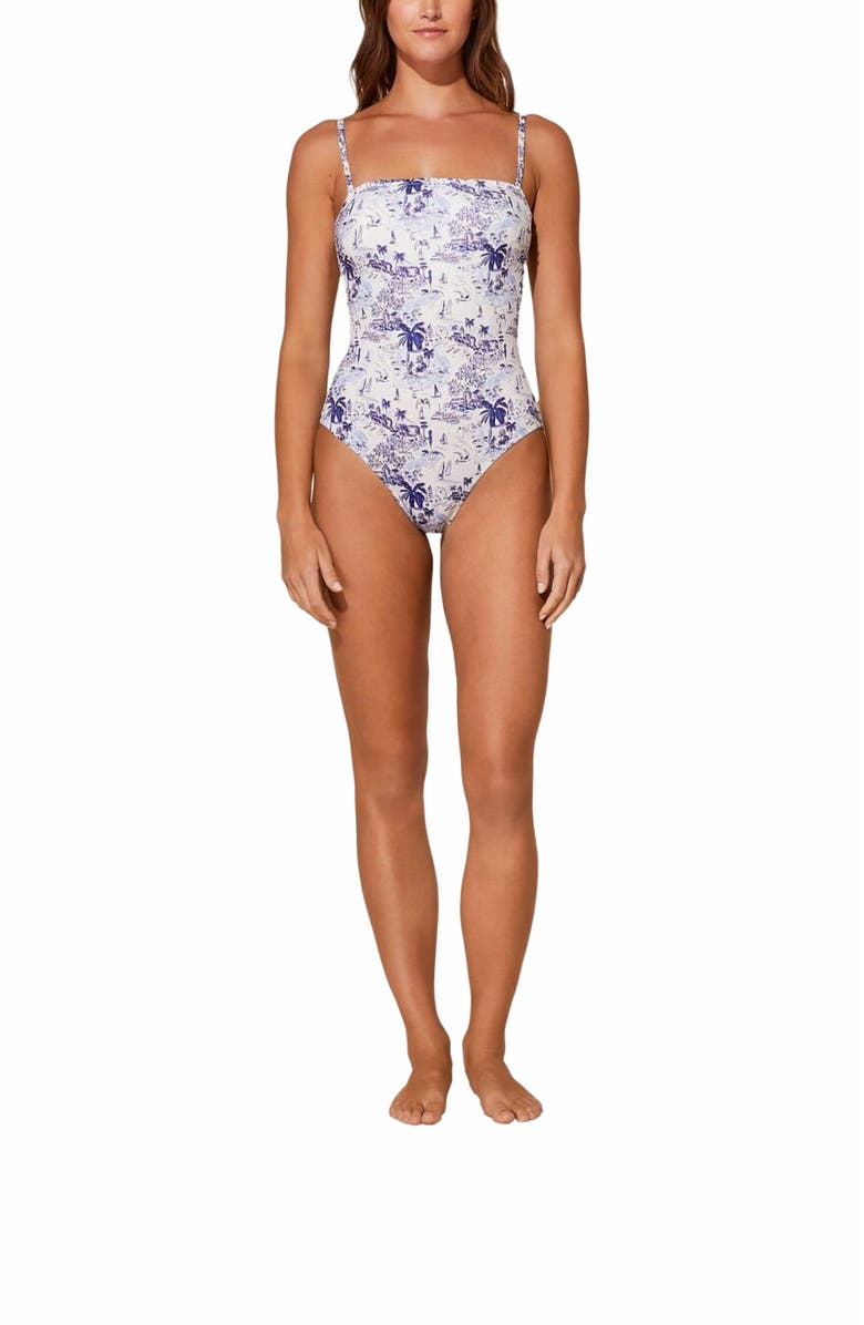Vilebrequin Women's Riviera Bustier One-Piece Swimsuit, Main, color,