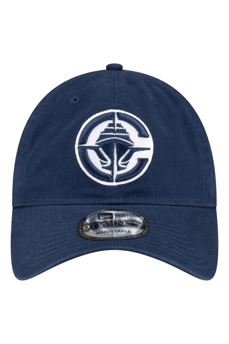 Men's New Era  Navy LA Clippers 9TWENTY 2.0 Adjustable Hat, Alternate, color, Navy