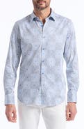 Robert Graham Brentwood Lattice Print Stretch Cotton Button-Up Shirt
