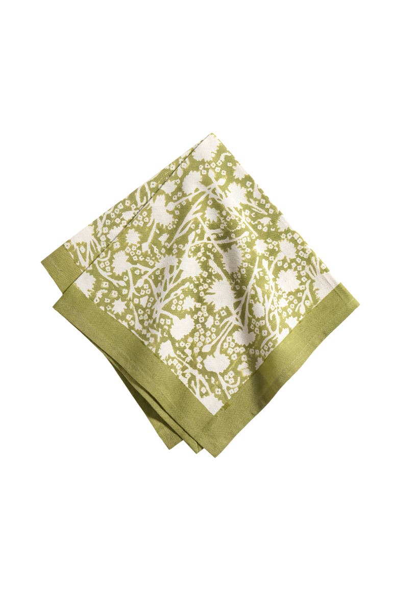 Meadows Napkins, Alternate, color, Vert 19" x 19"