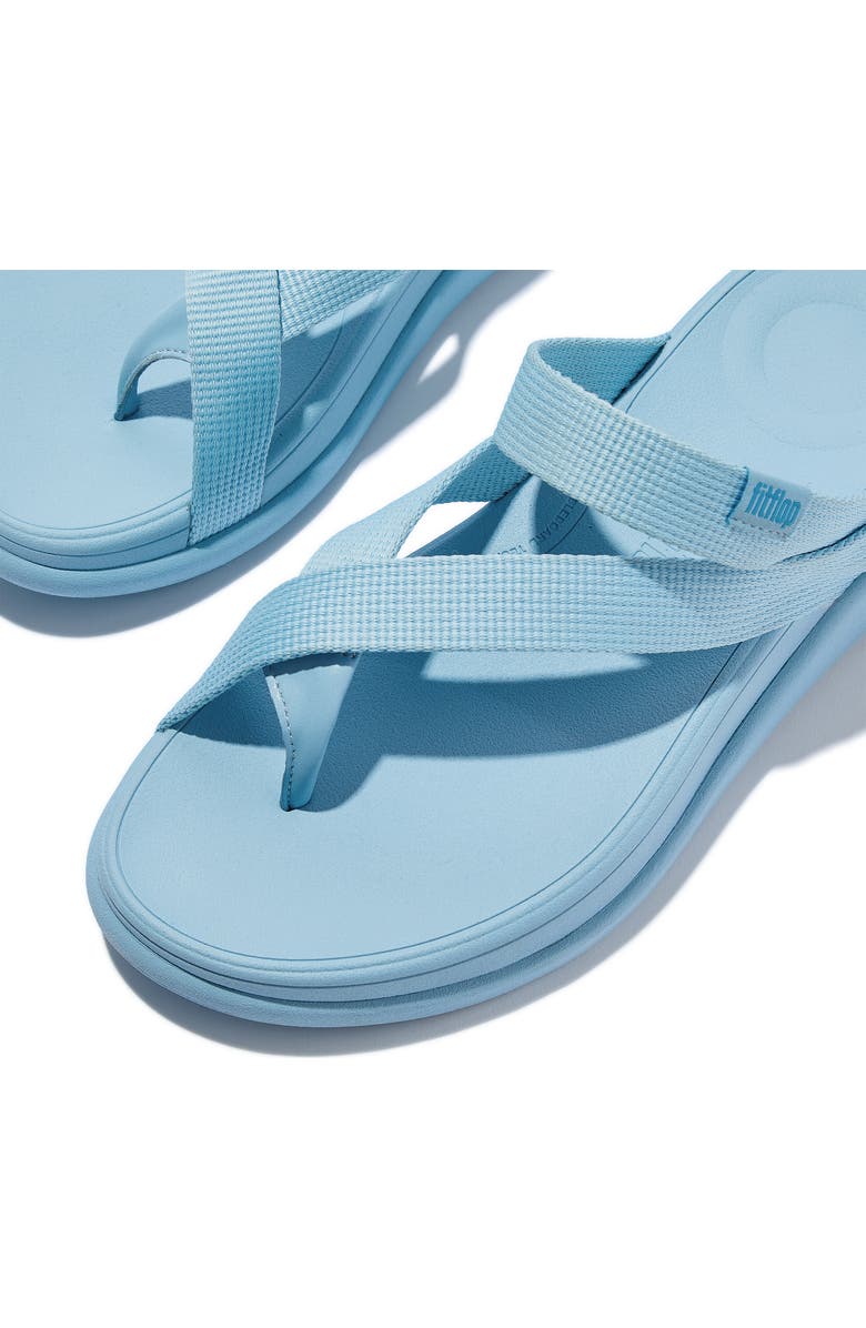 FitFlop Mode Go Webbed Flatform Sandal, Alternate, color, Bondi Blue