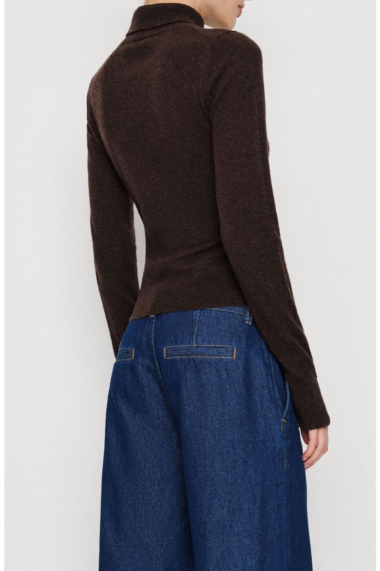 Jett Cashmere Turtleneck Sweater, Alternate, color, COMPOST