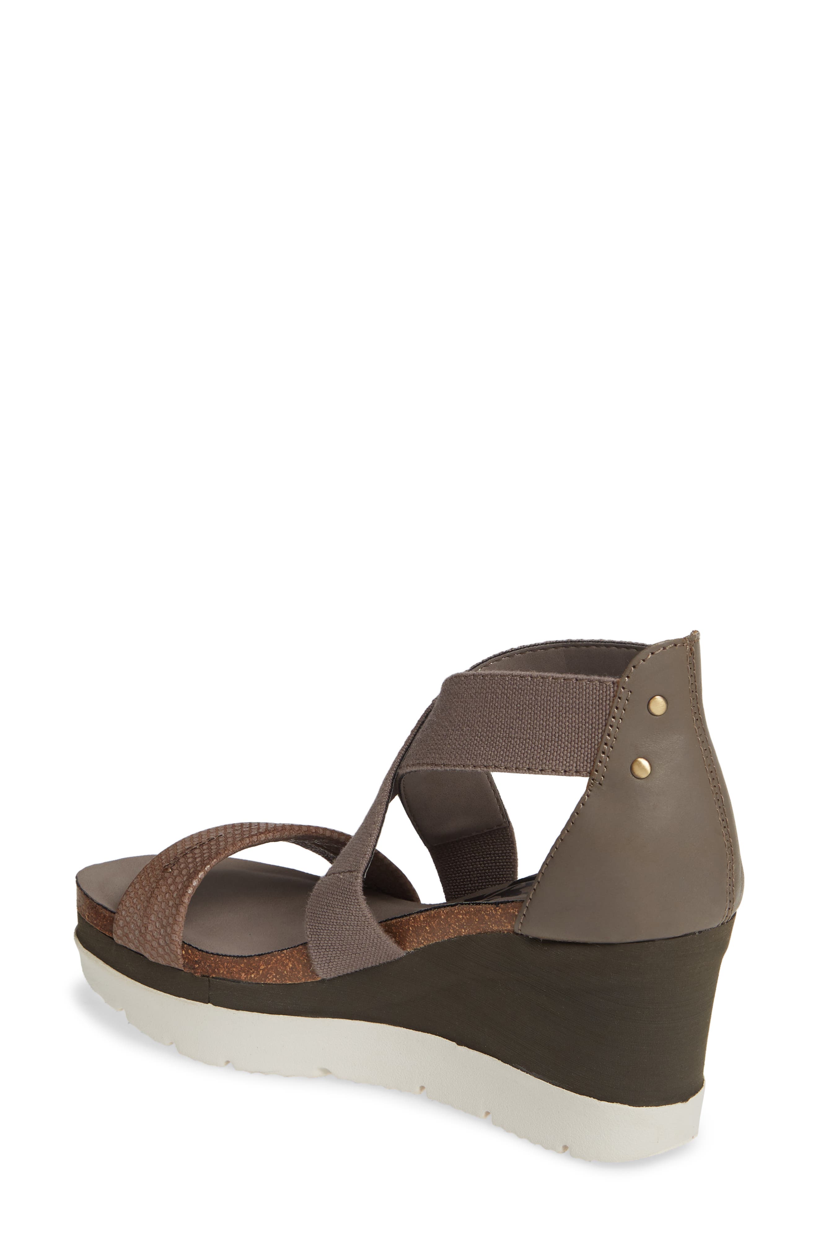 OTBT Half Moon Wedge Sandal, Alternate, color, 