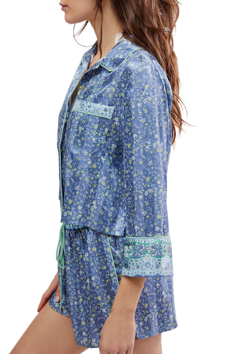 FP Satin Short Pajamas, Alternate, color, CHARCOAL COMBO