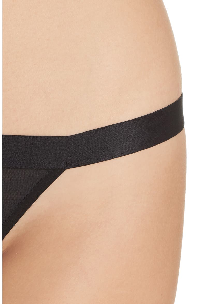 Sieve Thong, Alternate, color, BLACK