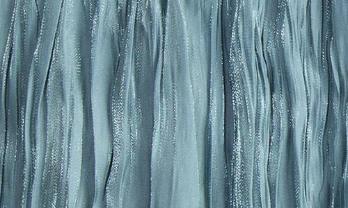 Lafayette 148 Iridescent Twill Plissã© Parkside Pant In Lagoon Green