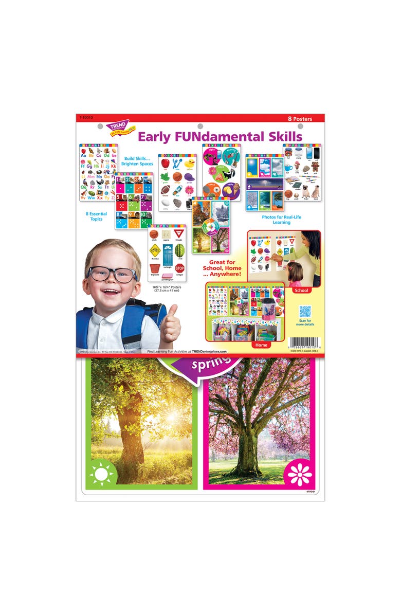 TREND Enterprises Early FUNdamental Skills Learning Set, Alternate, color, Multicolored