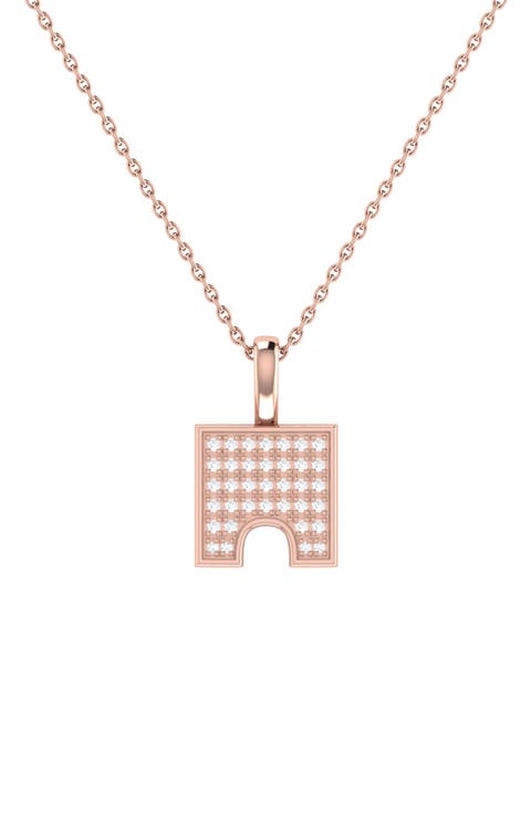 City Arches Diamond Pendant Necklace