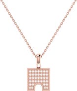 LuvMyJewelry City Arches Diamond Pendant Necklace