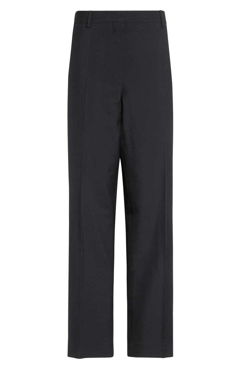 Dries Van Noten Wool & Mohair Twill Straight Leg Pants, Alternate, color, Black