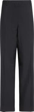 Dries Van Noten Wool & Mohair Twill Straight Leg Pants