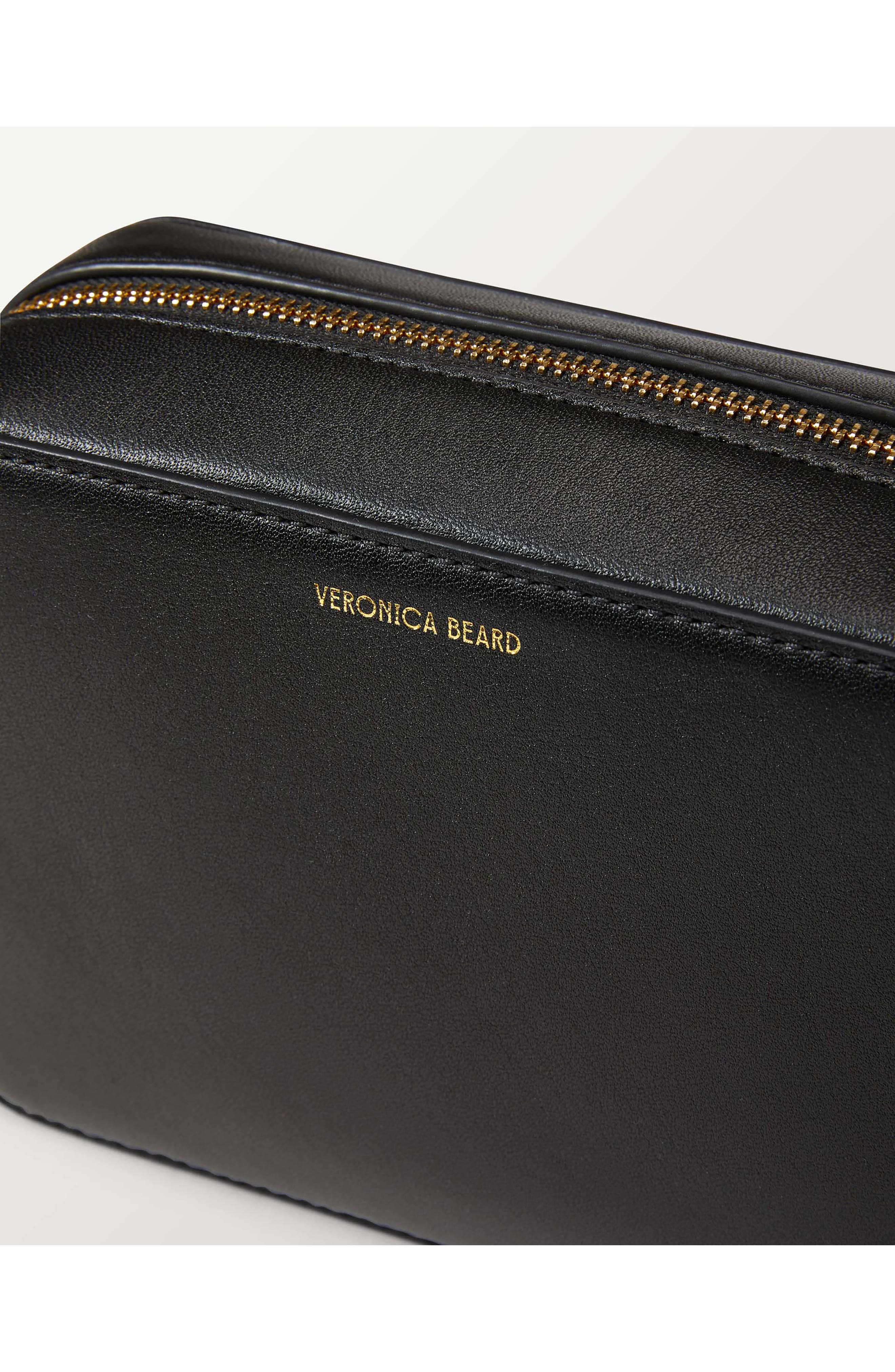 Boxy Chain Leather Crossbody Bag