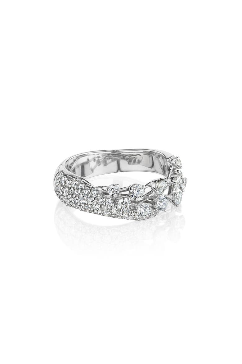 Luminus Diamond Ring, Main, color, WHITE GOLD