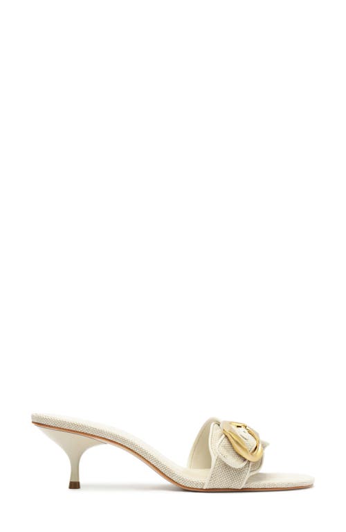 SCHUTZ SCHUTZ OLGA BUCKLE KITTEN HEEL SANDAL