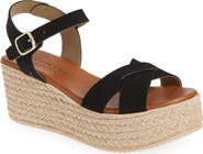 Cordani Bazil Espadrille Ankle Strap Platform Wedge Sandal