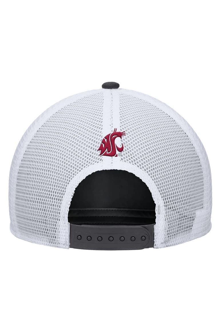 Men's Nike Anthracite Washington State Cougars 2025 On-Field Rise Trucker Performance Adjustable Hat, Alternate, color, Anthracite