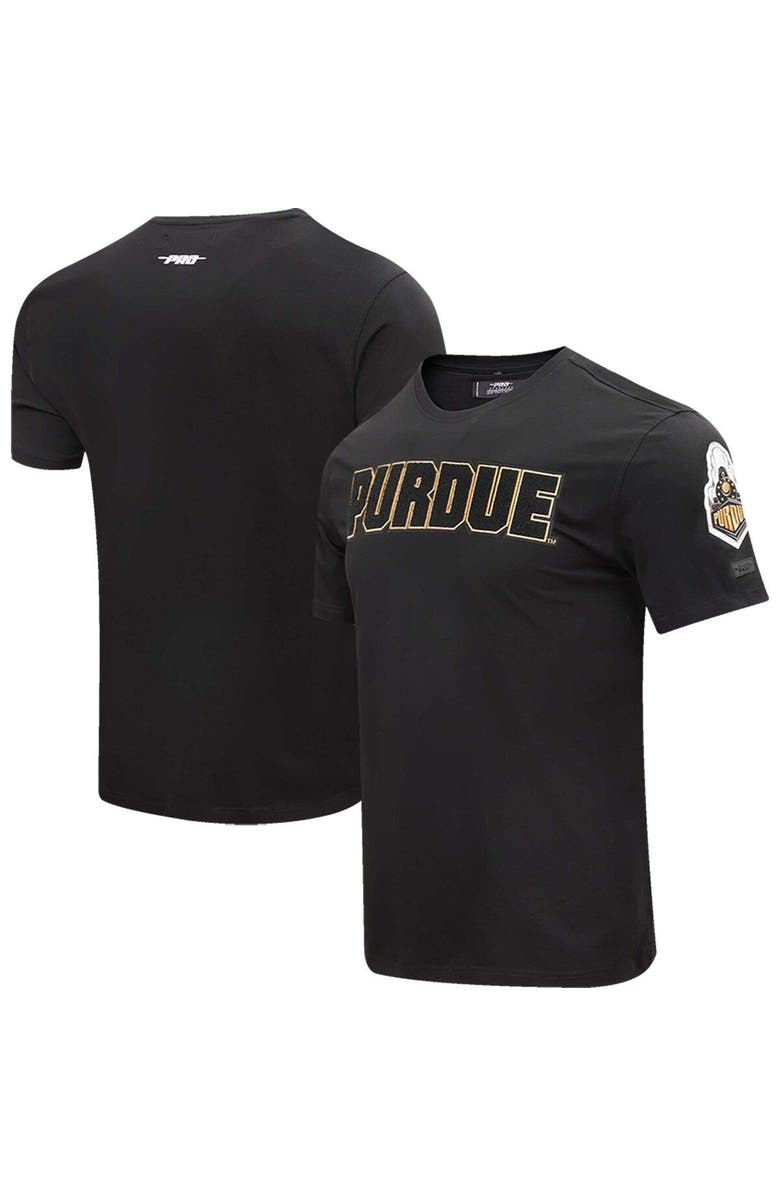 PRO STANDARD Men's Pro Standard Black Purdue Boilermakers Classic T-Shirt, Main, color, Black