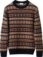 Eton Fair Isle Wool Sweater