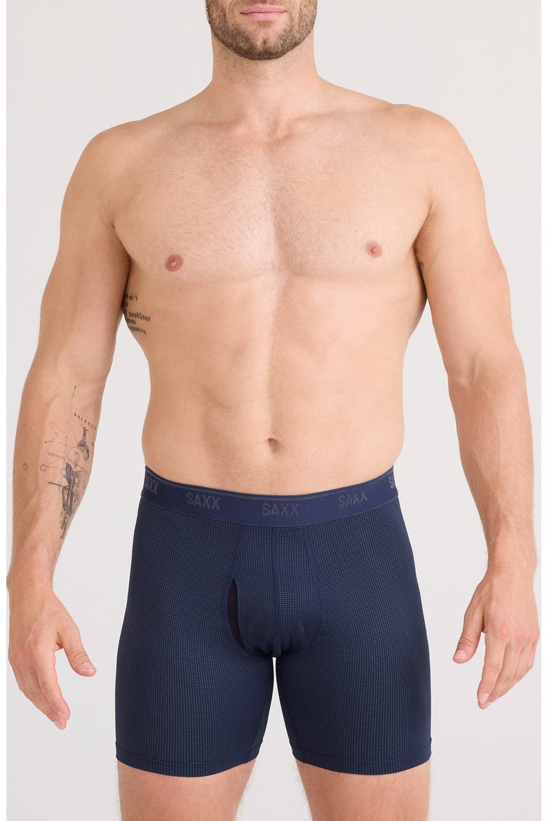 Quest Quick Dry Mesh Boxer Briefs, Main, color, MARITIME