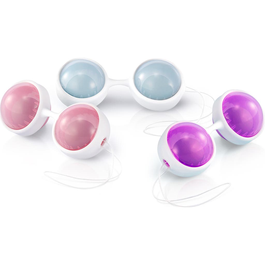 Lelo Set Of 3 Weighted Vaginal Beads In Multi