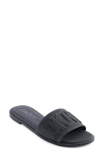 Dkny Willow Slide Sandal In Black