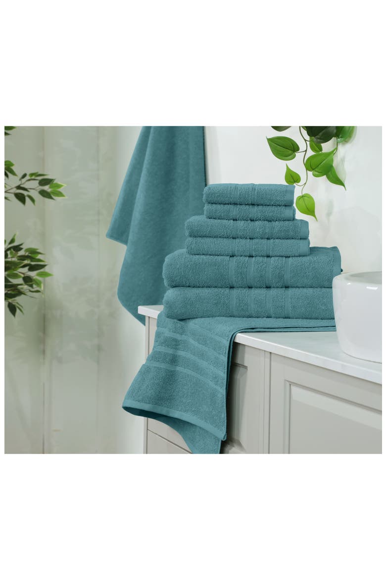 Ultimate 6-Piece Towel Set, Alternate, color, LARKSPUR TEAL