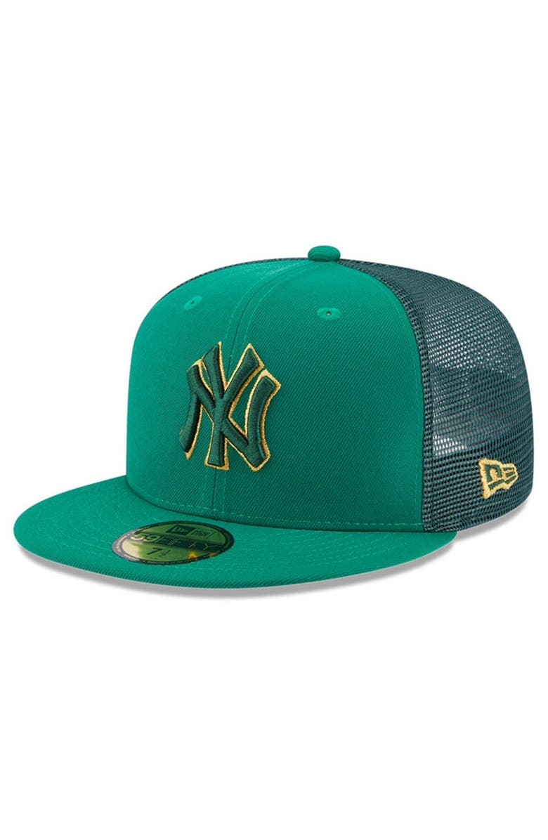 New Era Men's New Era Kelly Green New York Yankees 2023 St. Patrick's Day 59FIFTY Fitted Hat, Alternate, color,