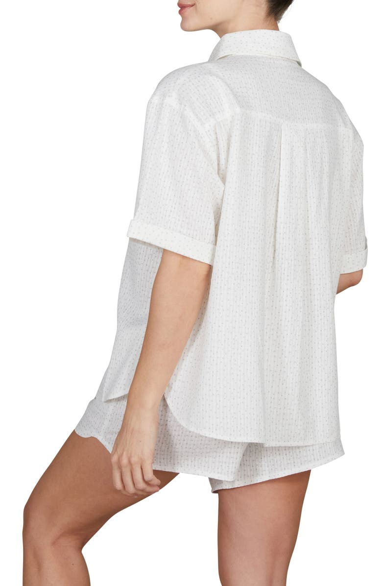 Cache Coeur Paulette Maternity/Nursing Organic Cotton Short Pajamas, Alternate, color, 