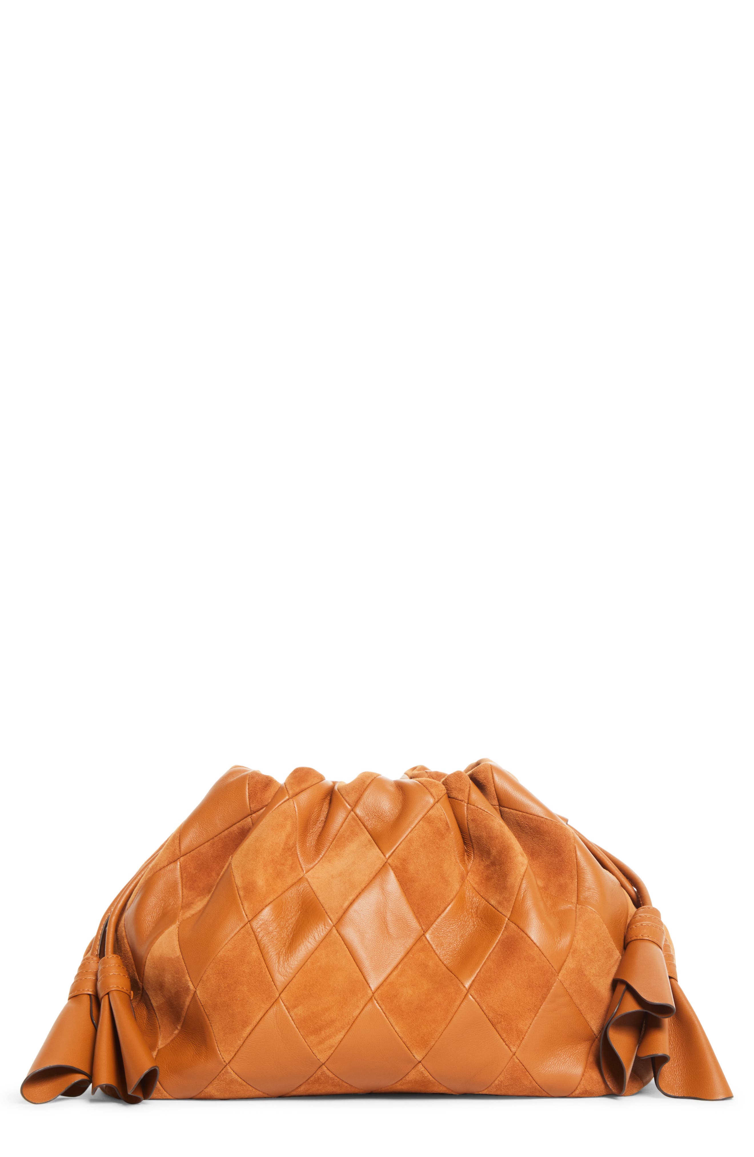 Medium Cloud 91 Clutch, Main, color, CARAMEL