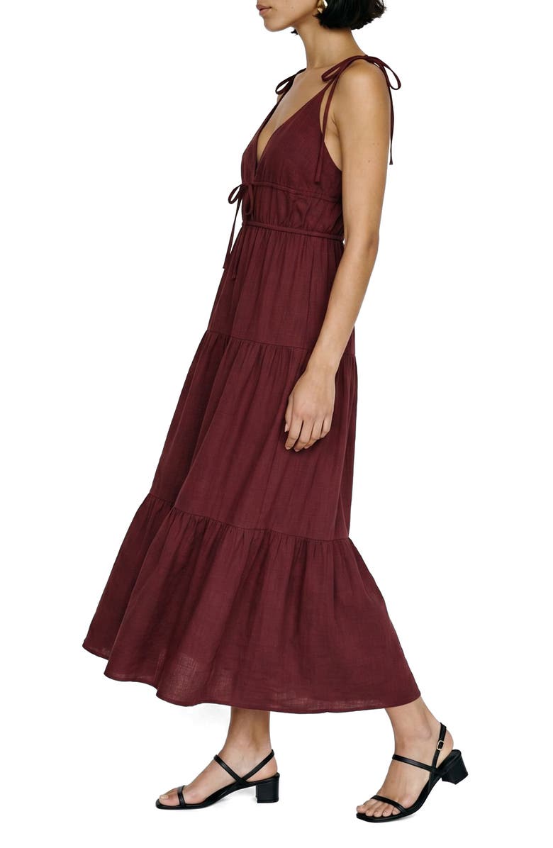 VERO MODA Athena Tiered Midi Dress, Alternate, color, 