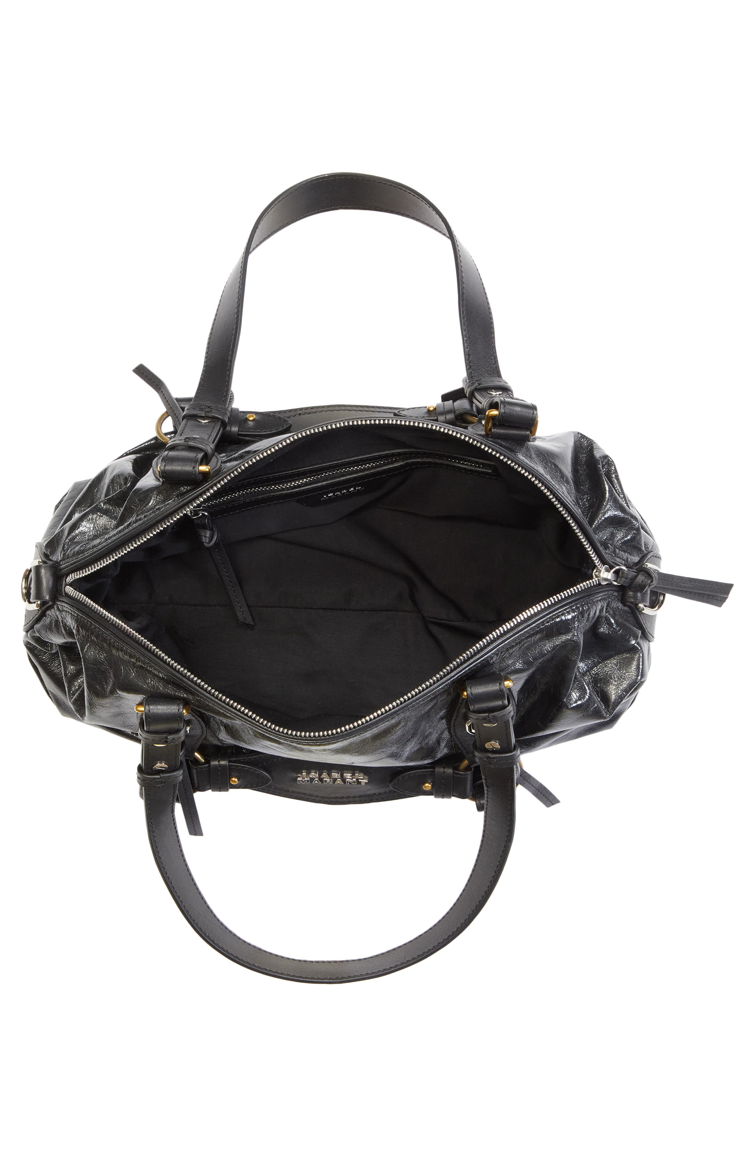 Mini Tilpa Leather Bag, Alternate, color, BLACK