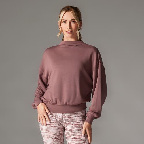Tavi Slope Crew Sweatshirt In Pink