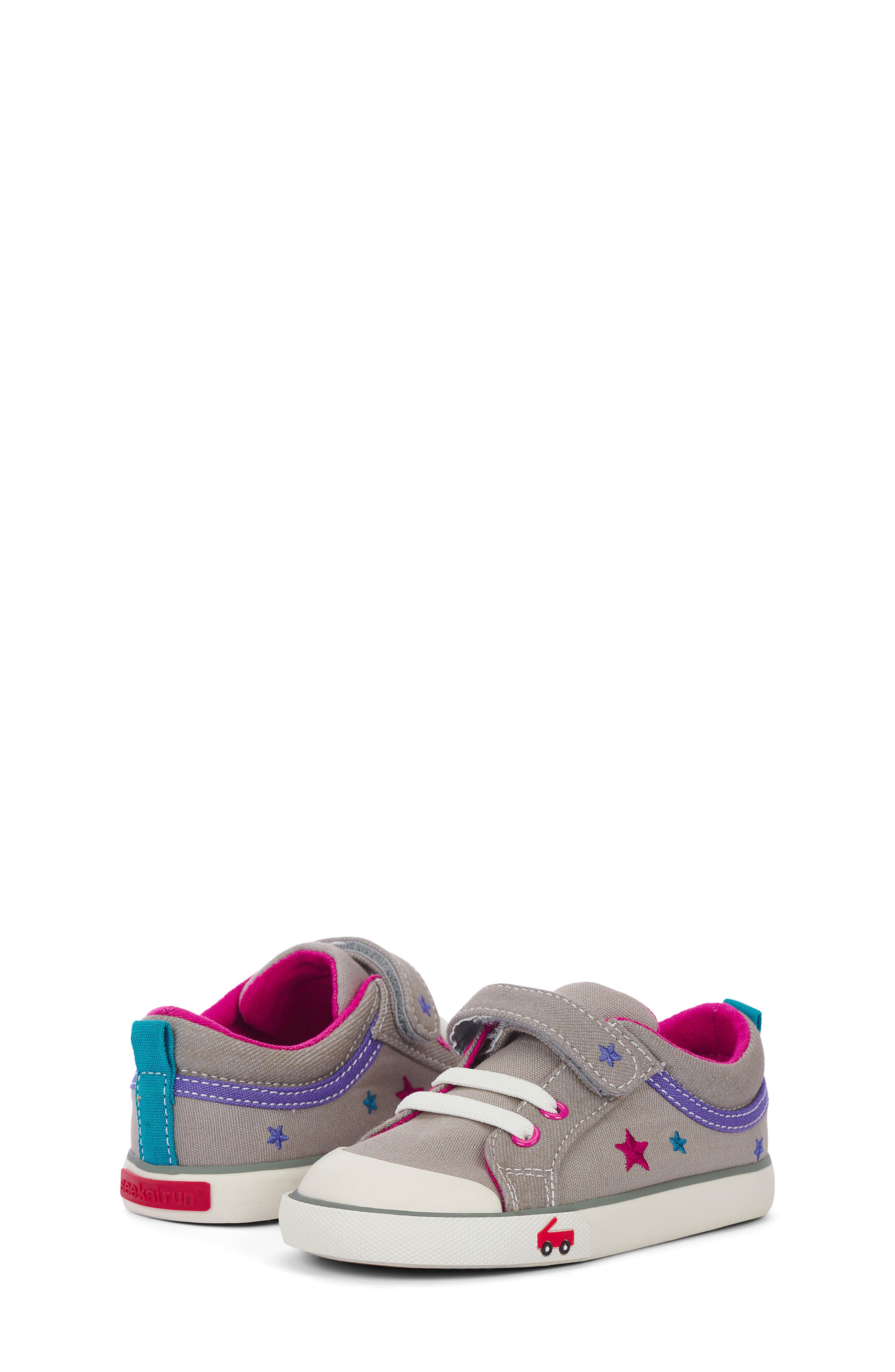 Kristin Sneaker, Alternate, color, GRAY/ STARS