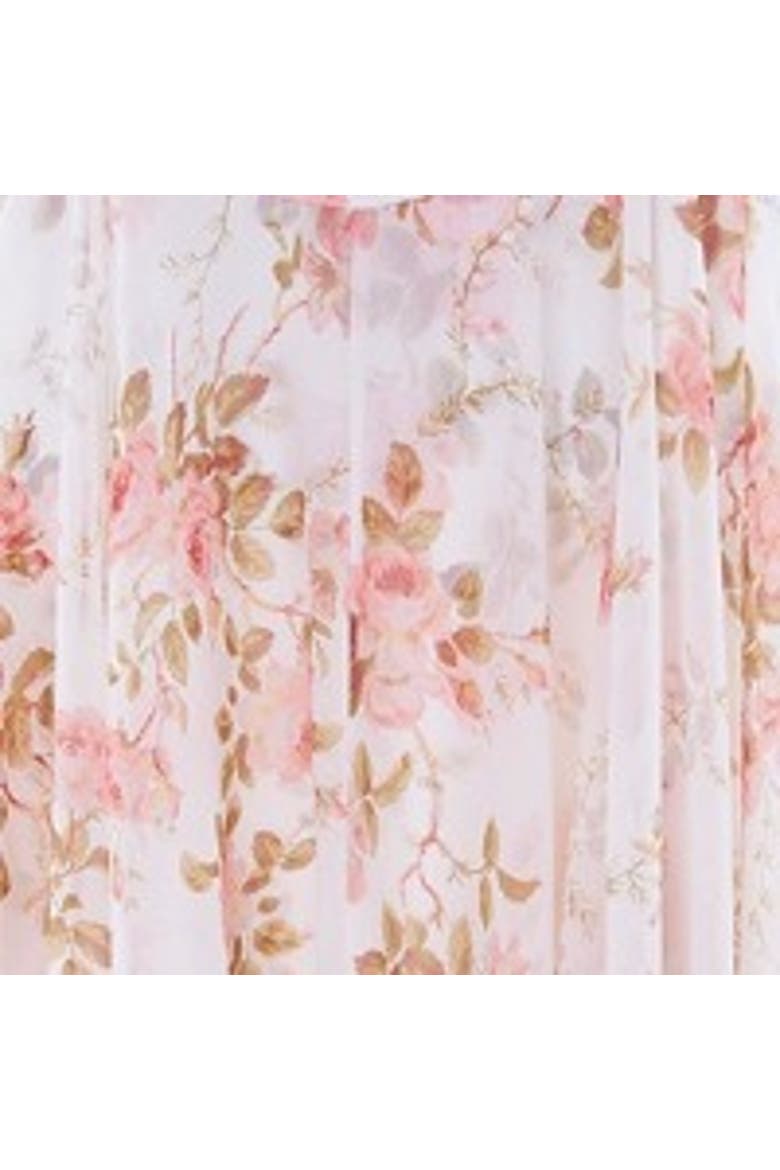 Summer's Rose Georgette Ankle Gown, Alternate, color, White