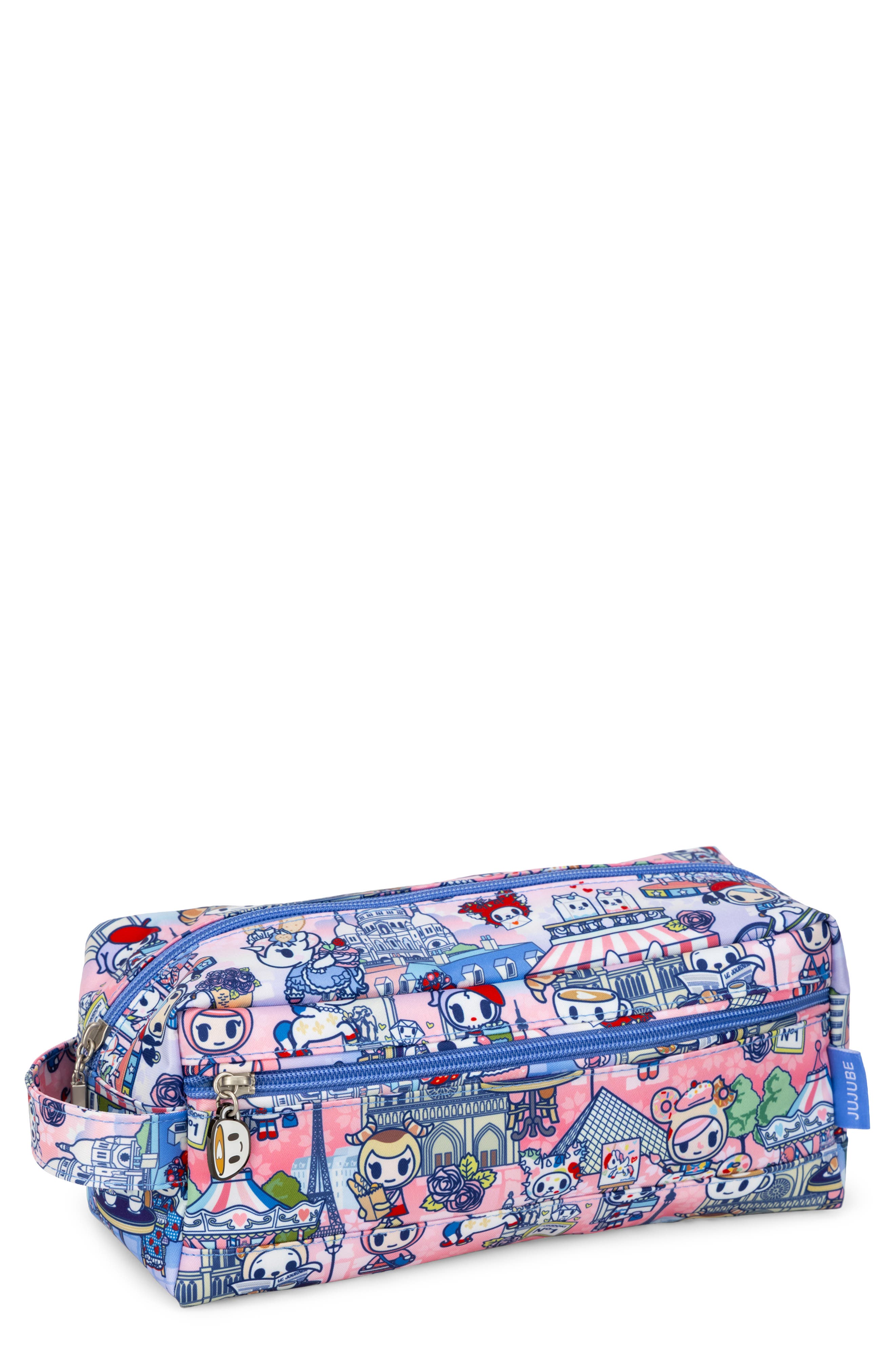 JuJuBe x Tokidoki Be Dapper Travel Case, Main, color, Cest La Vie Paris