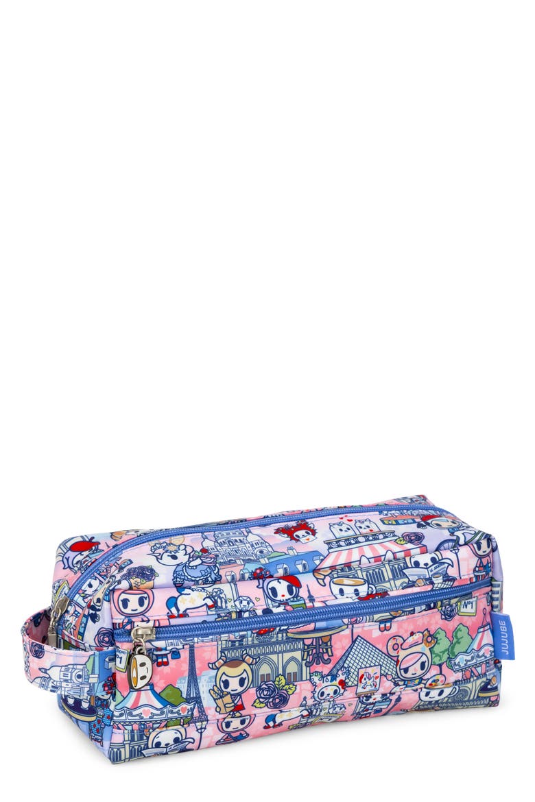 x Tokidoki Be Dapper Travel Case, Main, color, CEST LA VIE PARIS