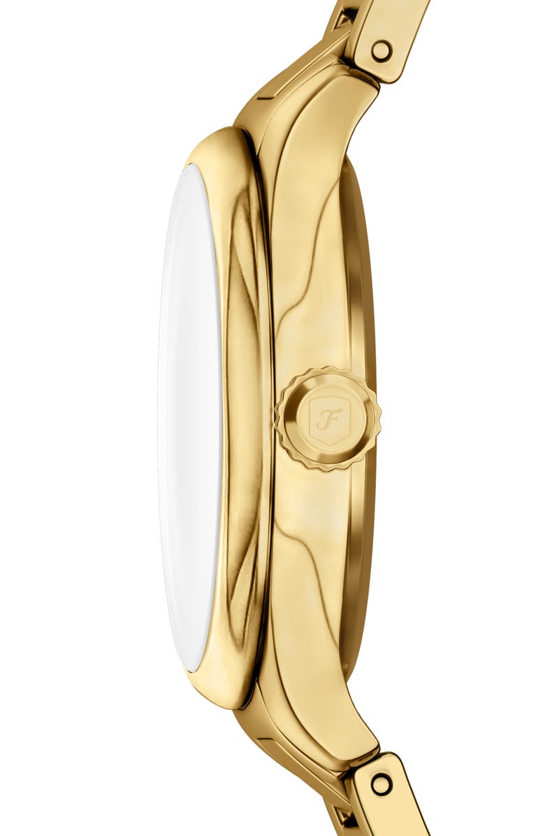 Fossil Gilmore Bracelet Watch, 28mm, Alternate, color, Gold