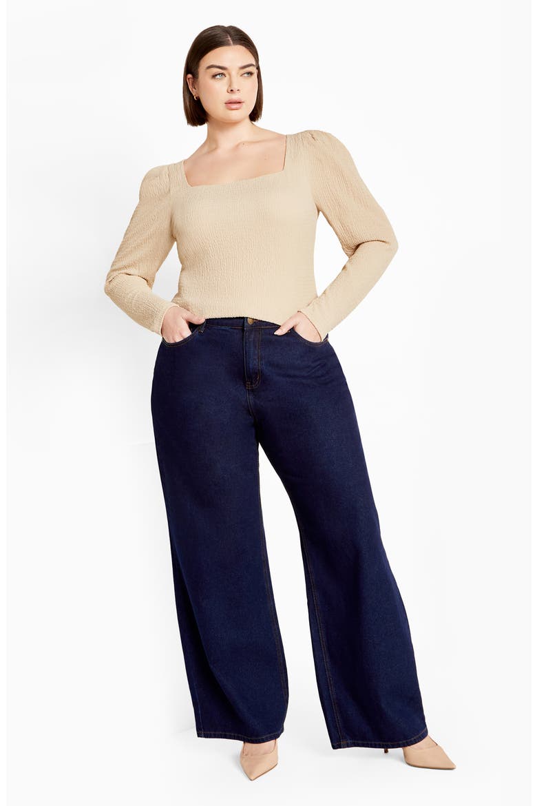 Jacqueline Texture Top, Alternate, color, CREAM