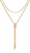 Vince Camuto Faux Stone Layered Y-Necklace